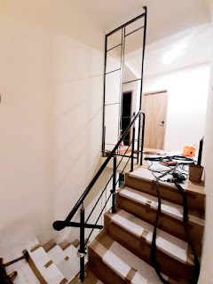 樓梯欄杆 + 上方護欄 - 住家樓梯安全防護